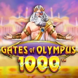 Official Slots logo: Gates of Olympus 1000 by Pragmatic Play at HugoBets Casino