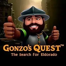 Gonzo's Quest logo by NetEnt at HugoBets Casino