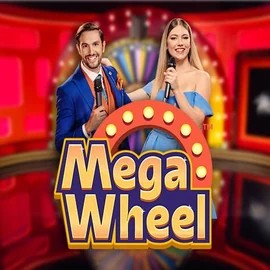 Mega Wheel online game logo by Pragmatic Play on hugobets.com.pl
