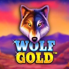 Wolf Gold slot visual from Pragmatic Play available on hugobets.com.pl